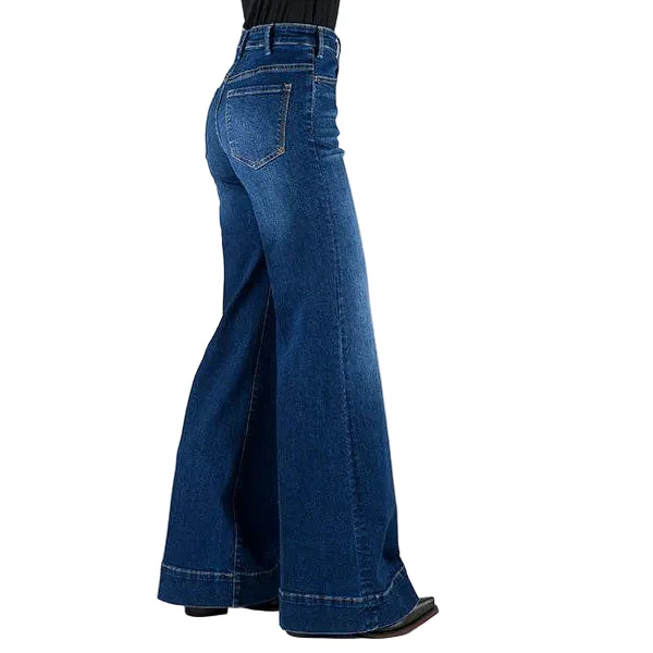 Women's Stetson 751 Wide Leg Western Jean 11-054-0751-0200 - Image 3