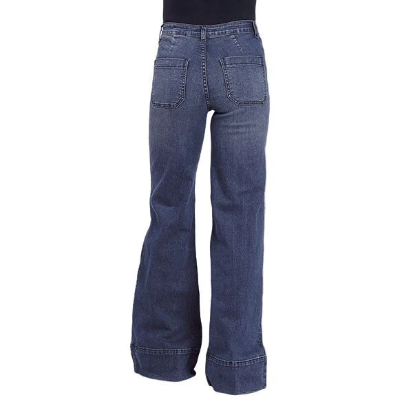 Women's Stetson High Rise Wide Leg Fit Jeans 11-054-0751-0203 - Image 3