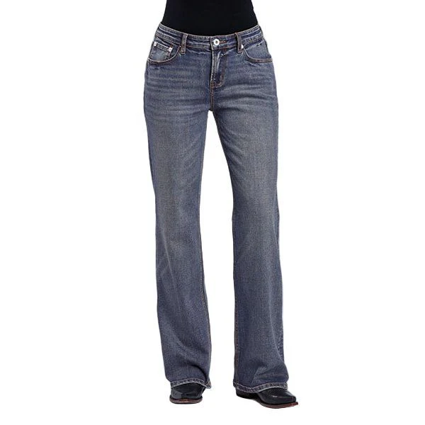 Women's Stetson Midrise Loose Fit Boot Cut Jeans 11-054-0641-1400