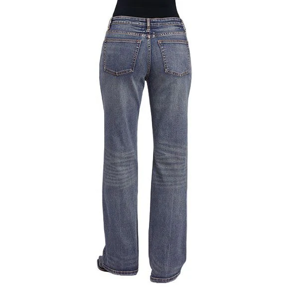 Women's Stetson Midrise Loose Fit Boot Cut Jeans 11-054-0641-1400 - Image 2