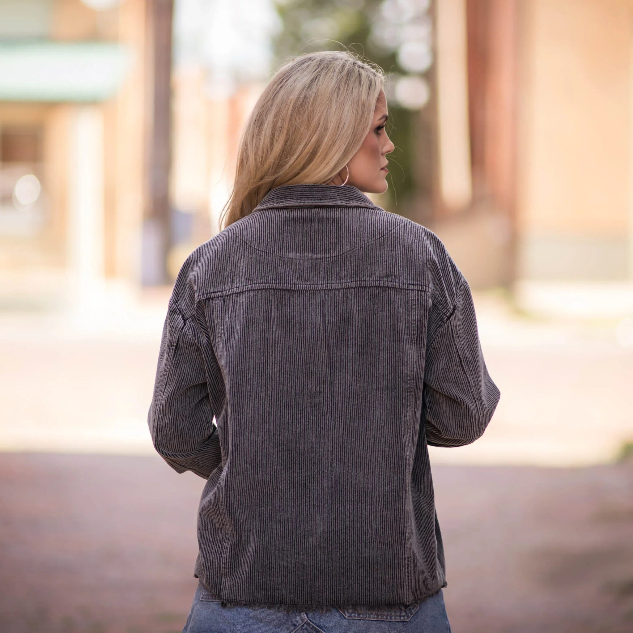 Women's STS Ranchwear "Abby" Charcoal Jacket STS9099 - Image 5