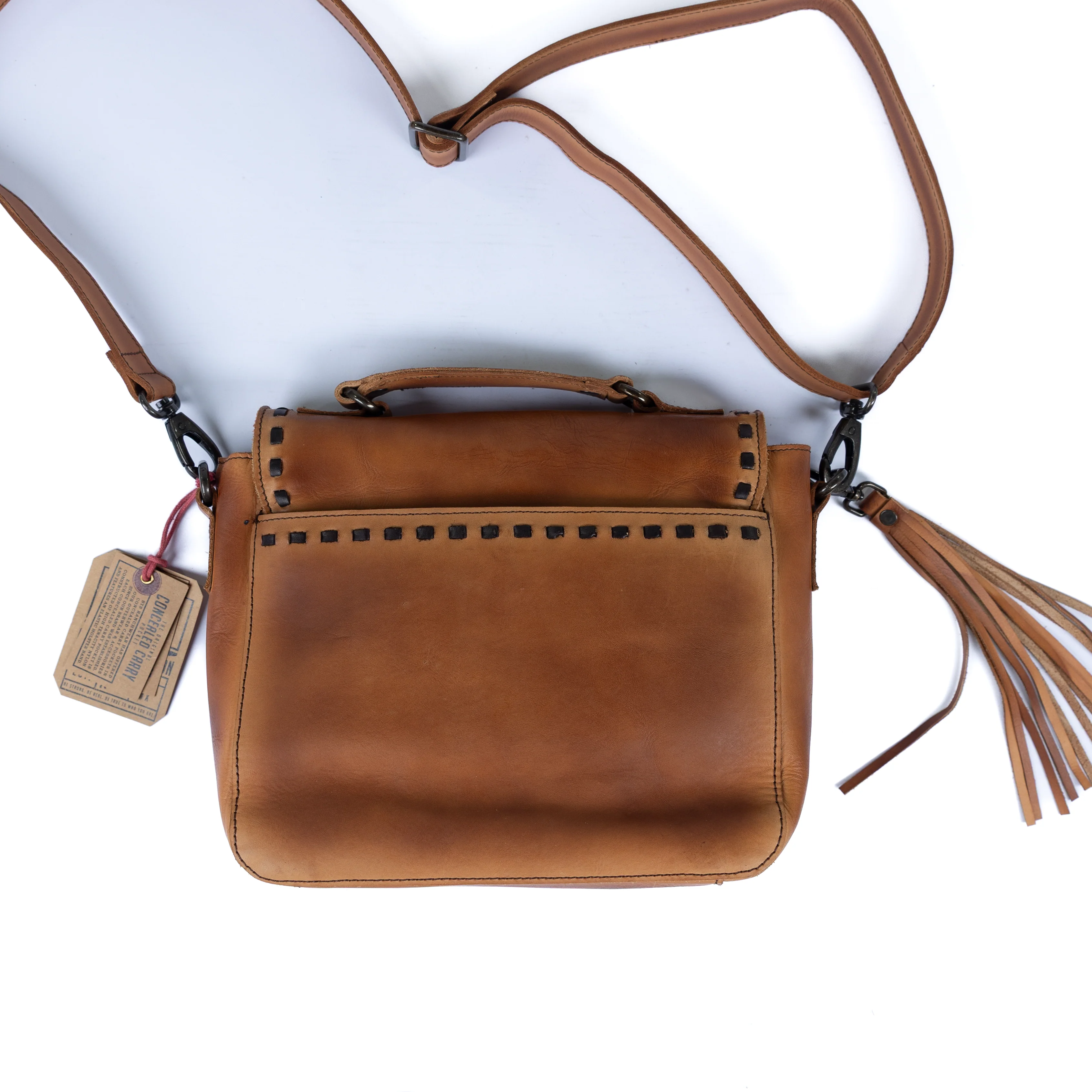 Women's STS Ranchwear Bandera Tan Dakota Crossbody Bag STS32441 - Image 2