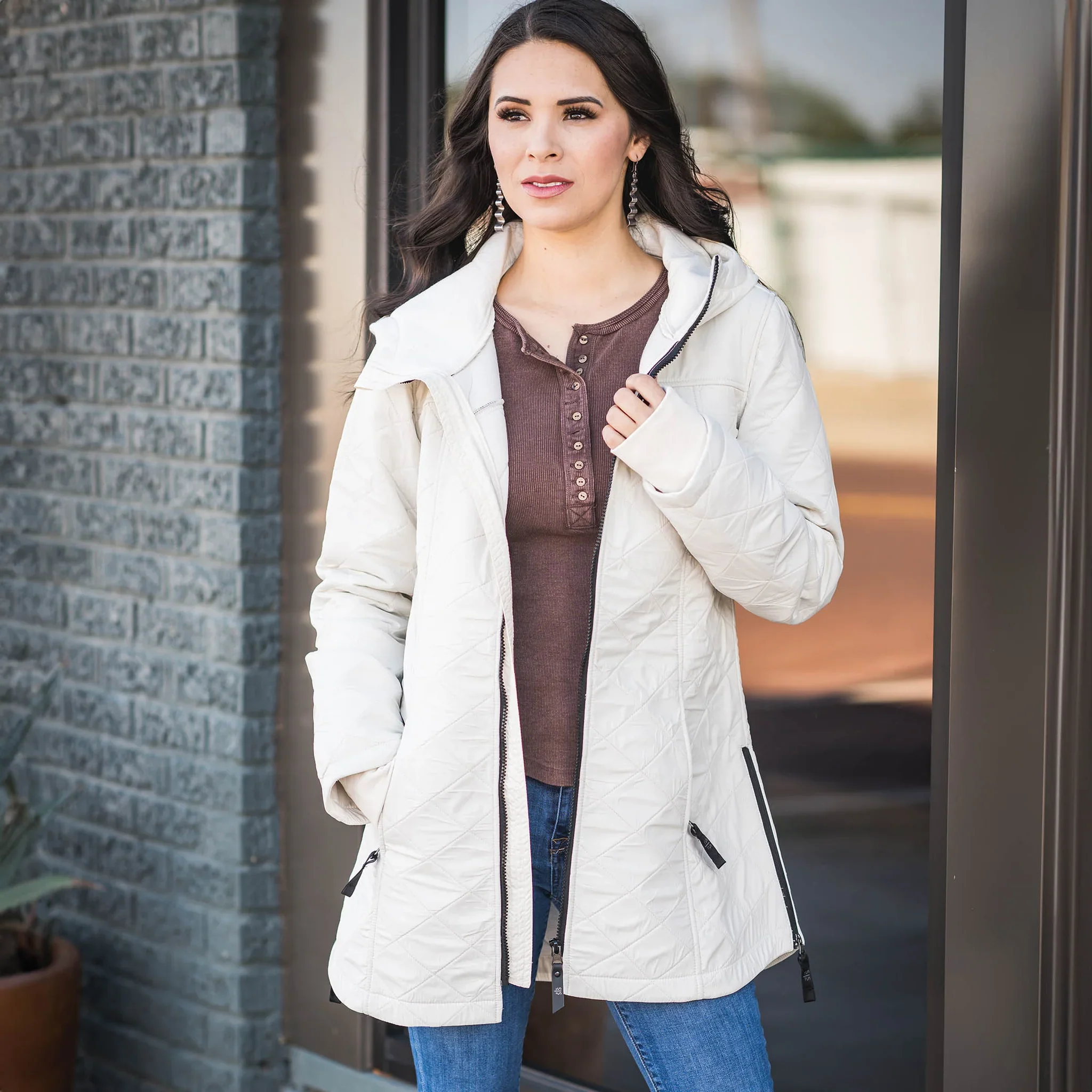 Women's STS Ranchwear "Blakely" Cream Jacket STS9633 - Image 4