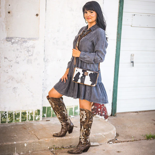 Women's STS Ranchwear Cowhide Claire Crossbody STS30454 - Image 4