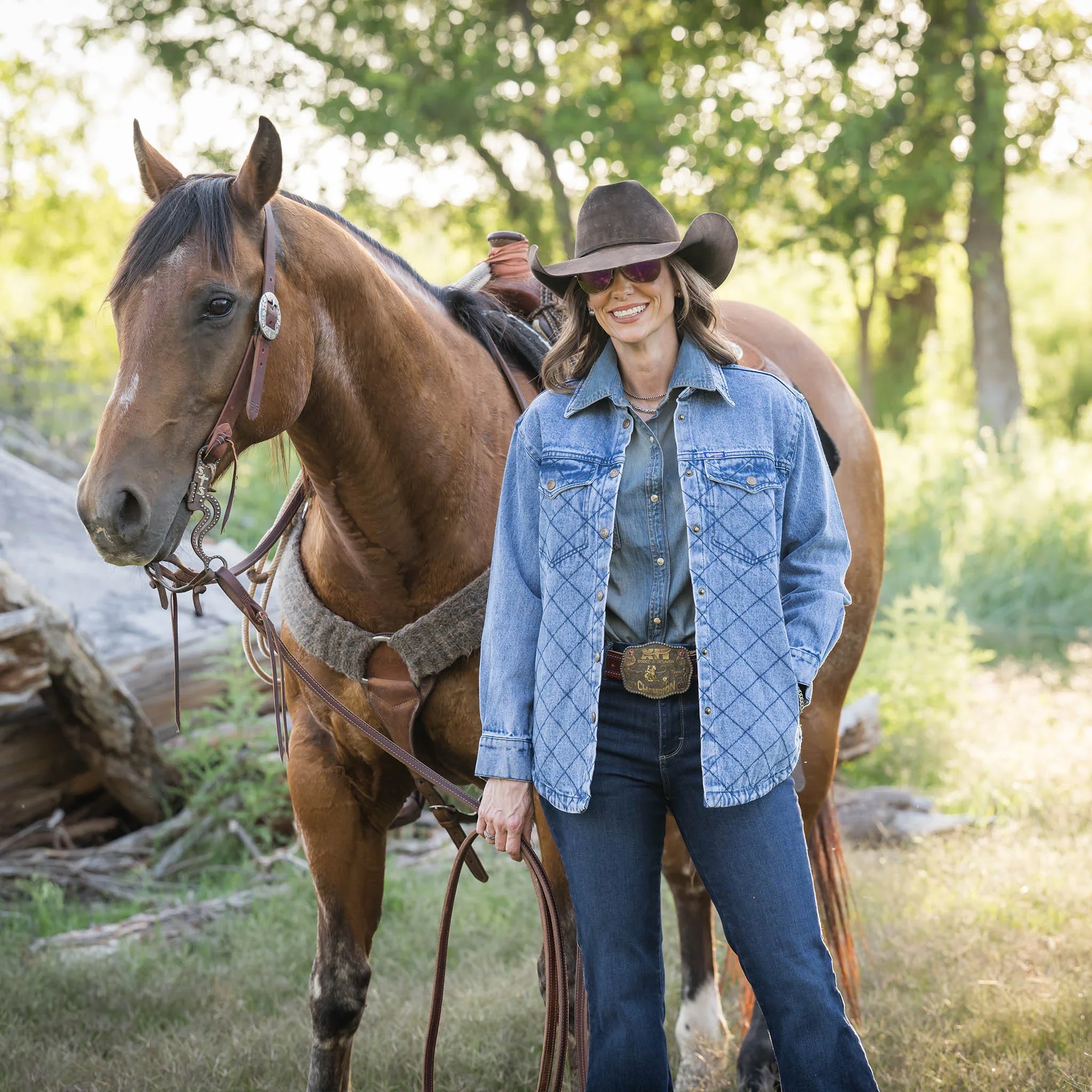 Women's STS Ranchwear "Palo Duro" Denim Jacket STS9829 - Image 3
