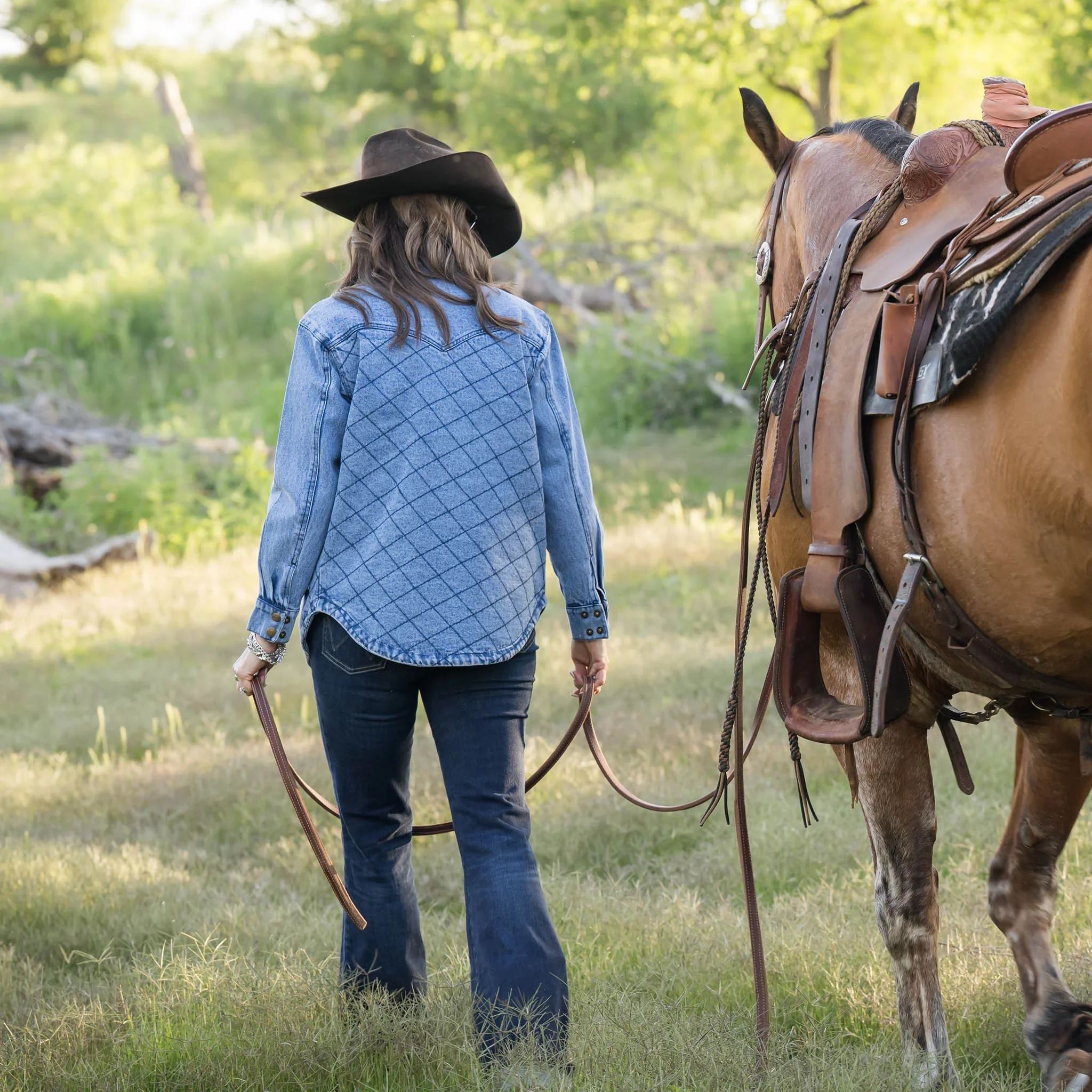 Women's STS Ranchwear "Palo Duro" Denim Jacket STS9829 - Image 4