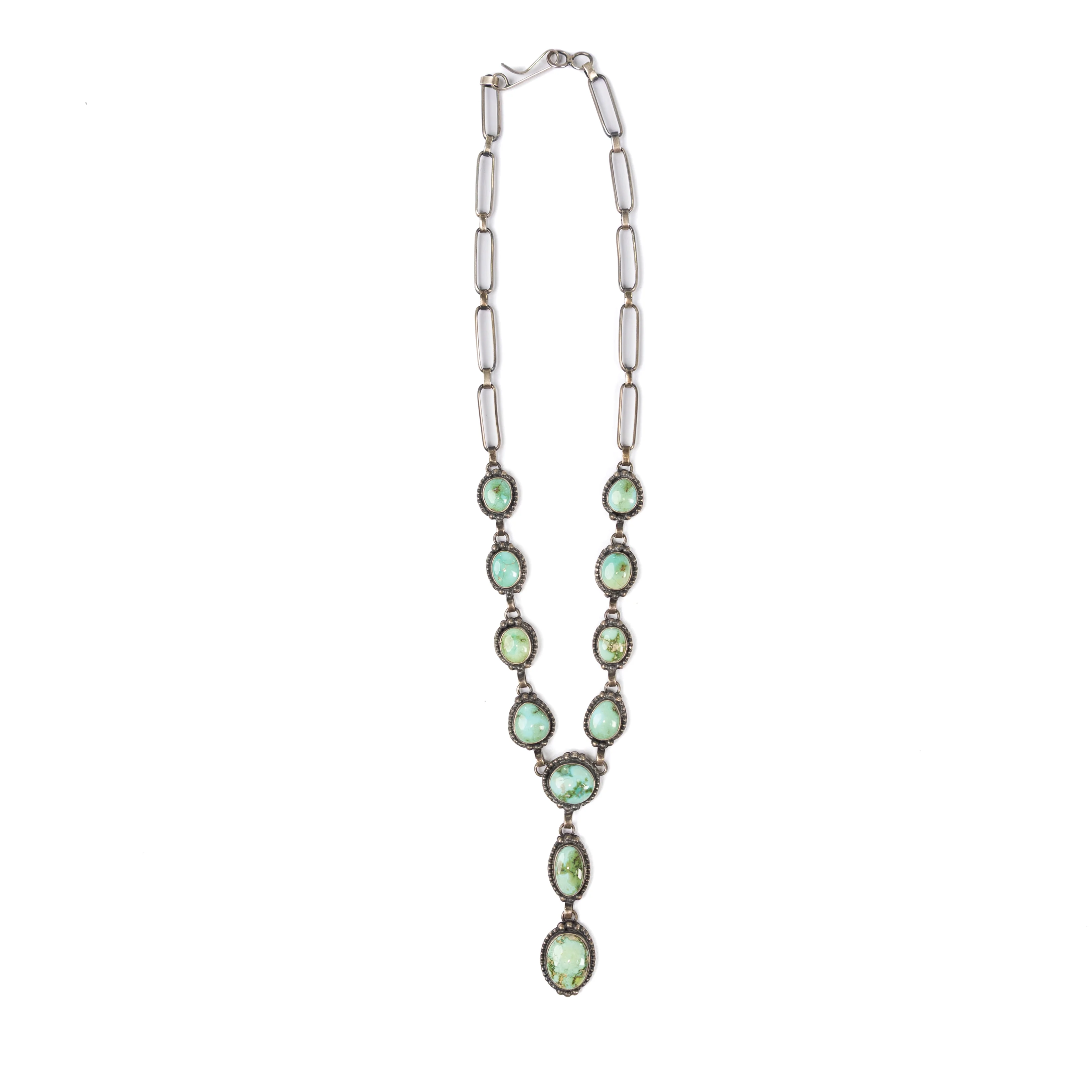 Women's Sunwest Mary Ellen Handmade Green Stone Necklace - Image 2