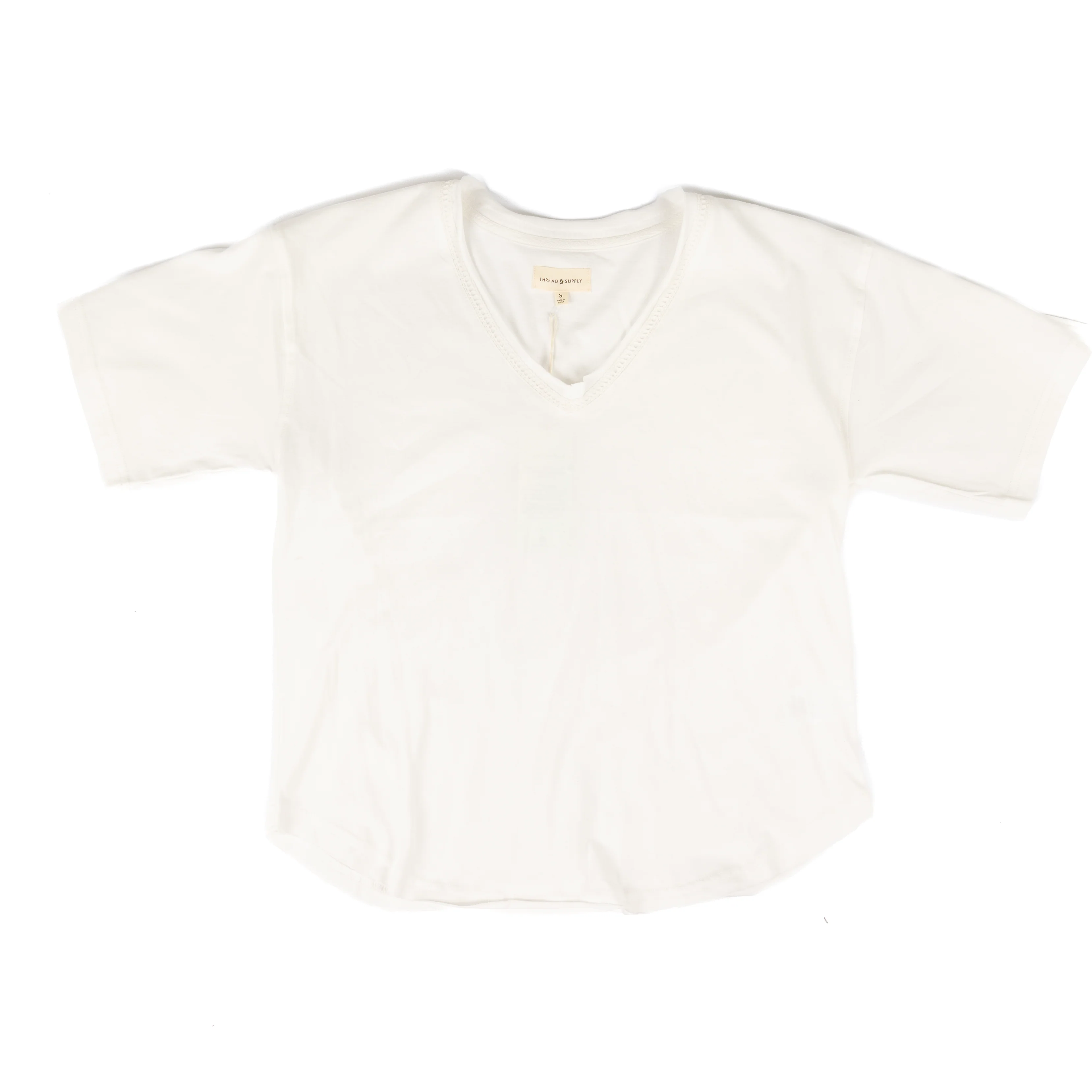 Women's Thread & Supply Ismeria Tee White - Image 3