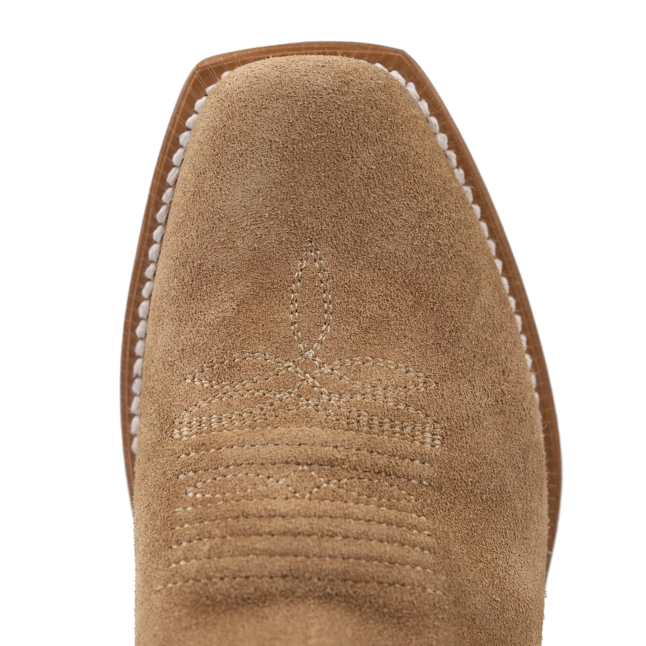 Women's Tony Lama Siena Taupe Arena Toe Boots RN3621 - Image 5