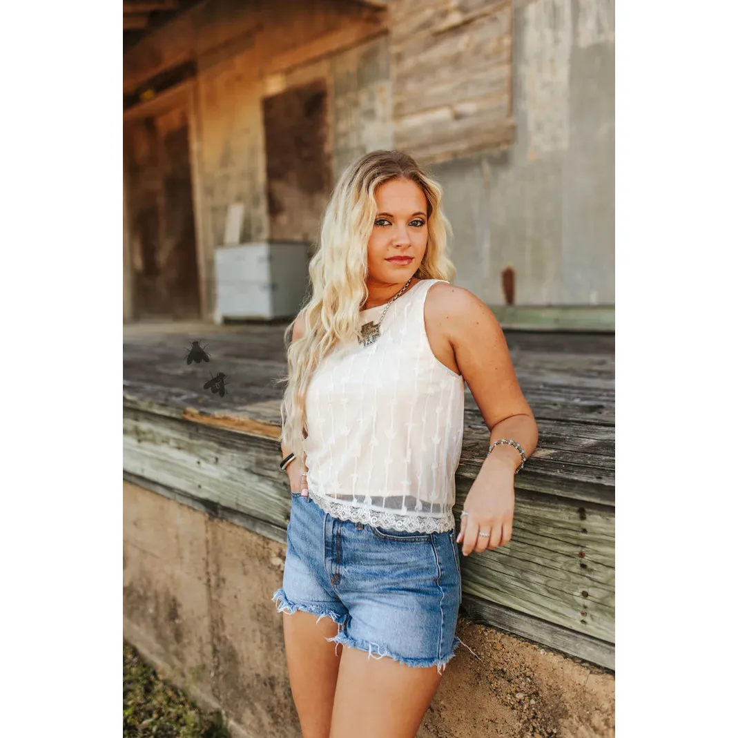 Women's Two Fly Sheer Lariat Tank - Image 5