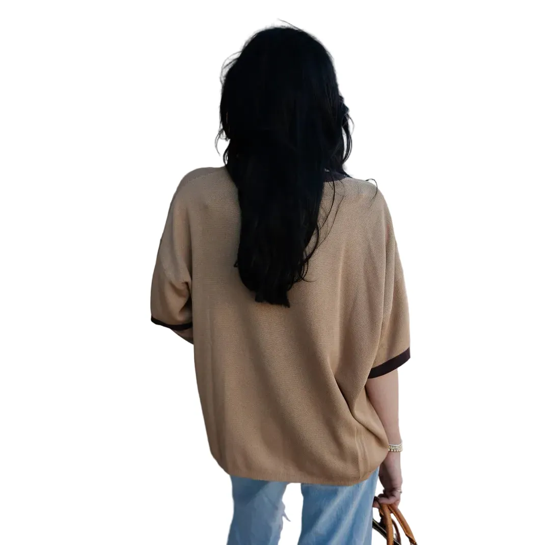 Women's TwoFly Dusty Dillo Sweater Top - Image 2