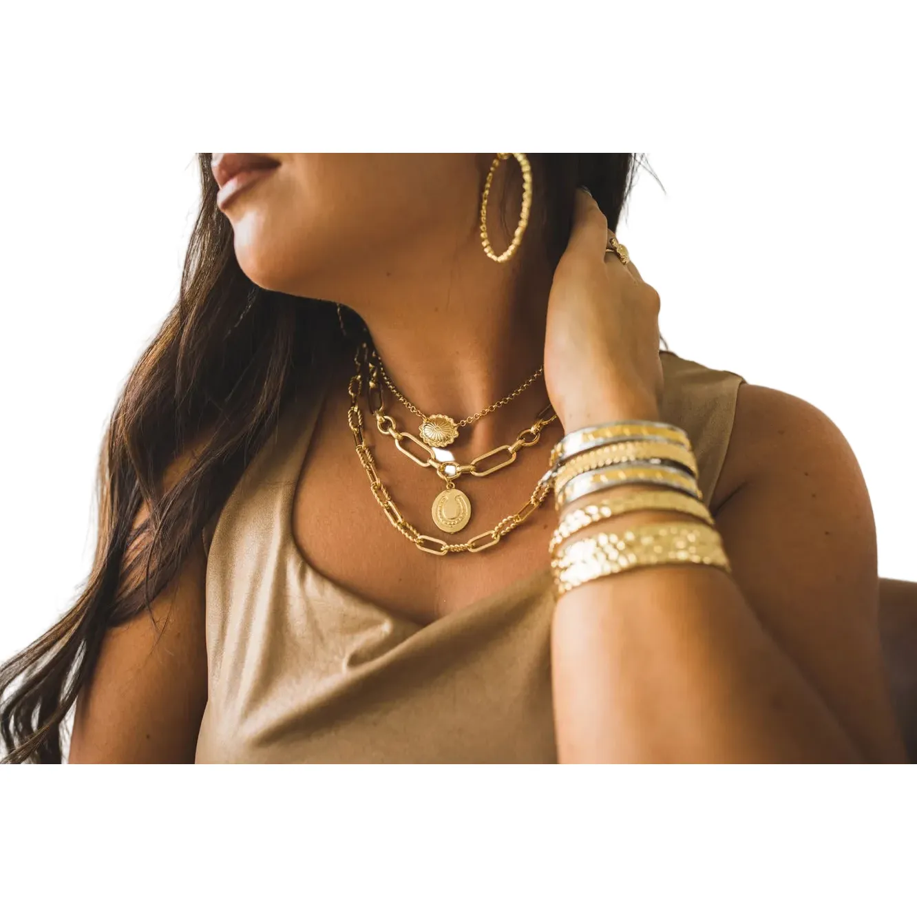 Women's West & Co 18K Gold Plated 20" Rope Link Chain WC-N01G-20 - Image 2