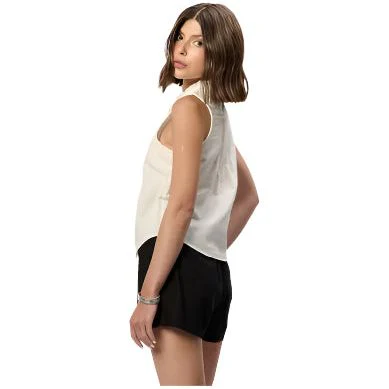 Women's Another Love White Sleeveless Top VCWV5257WHT - Image 3