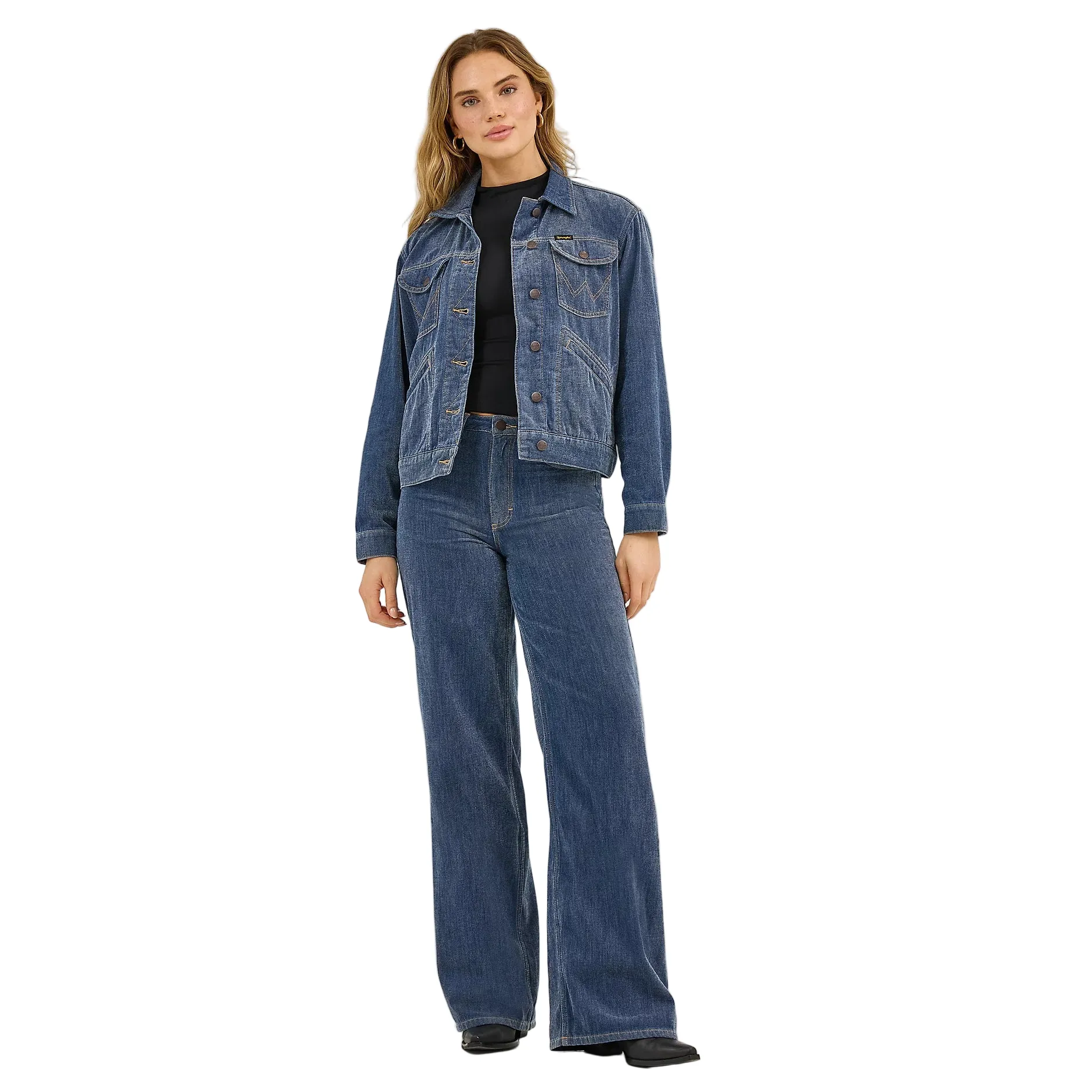 Women's Wrangler Airy Denim Jacket 112372393 - Image 2