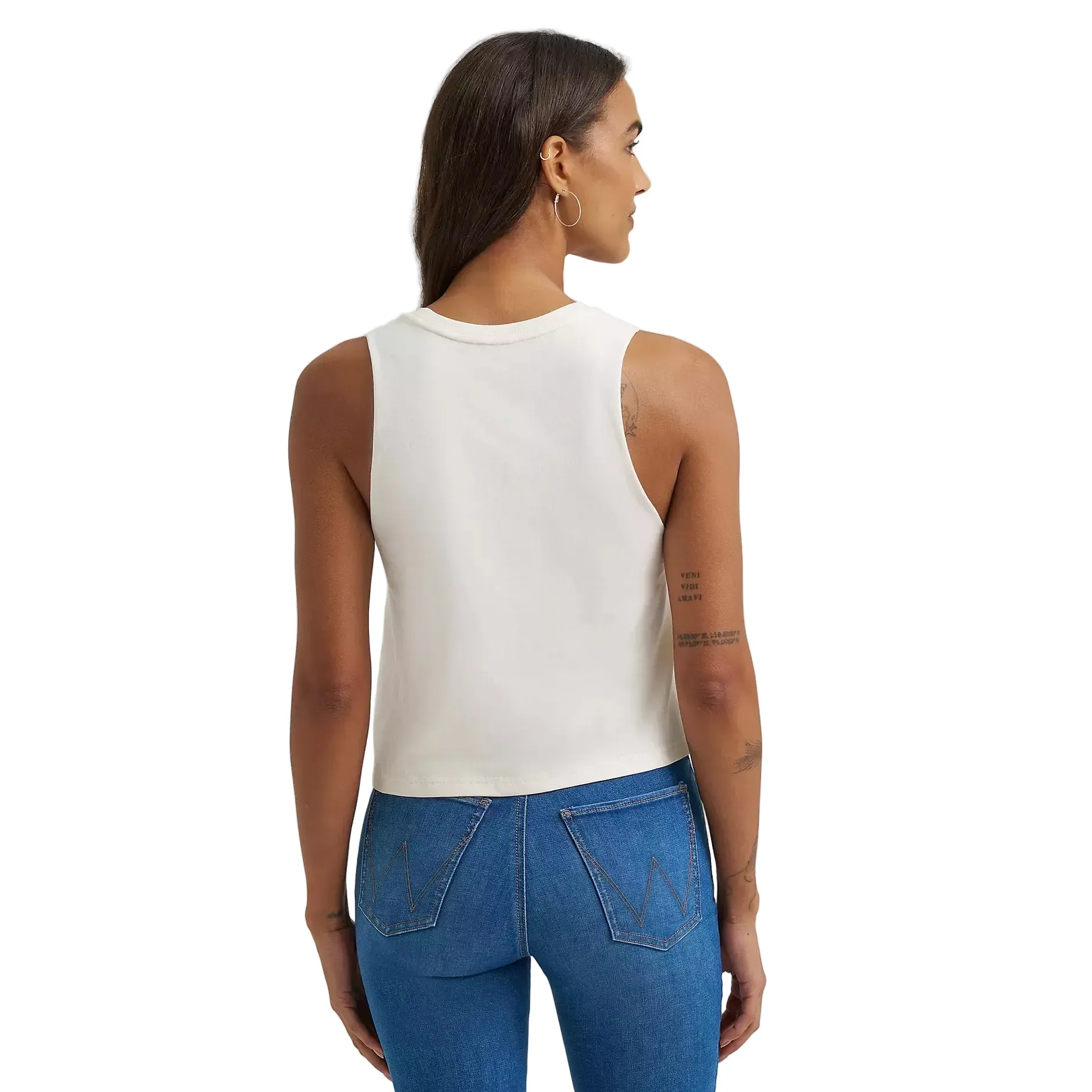 Women's Wrangler Egret Since 1947 Layers Graphic Festival Tank Top 112375847 - Image 4