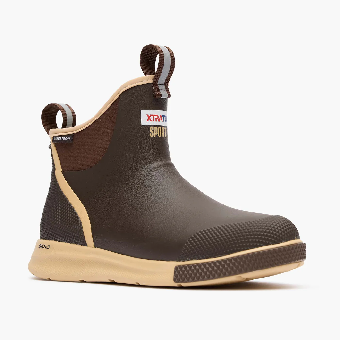 Women's XTRATUF Brown Ankle Deck Boot Sport XADSW901 - Image 2