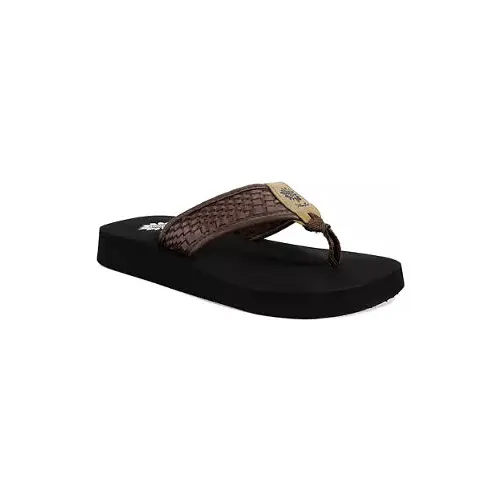 Women's Yellow Box Fiori Flip Flops 62150-FIORI