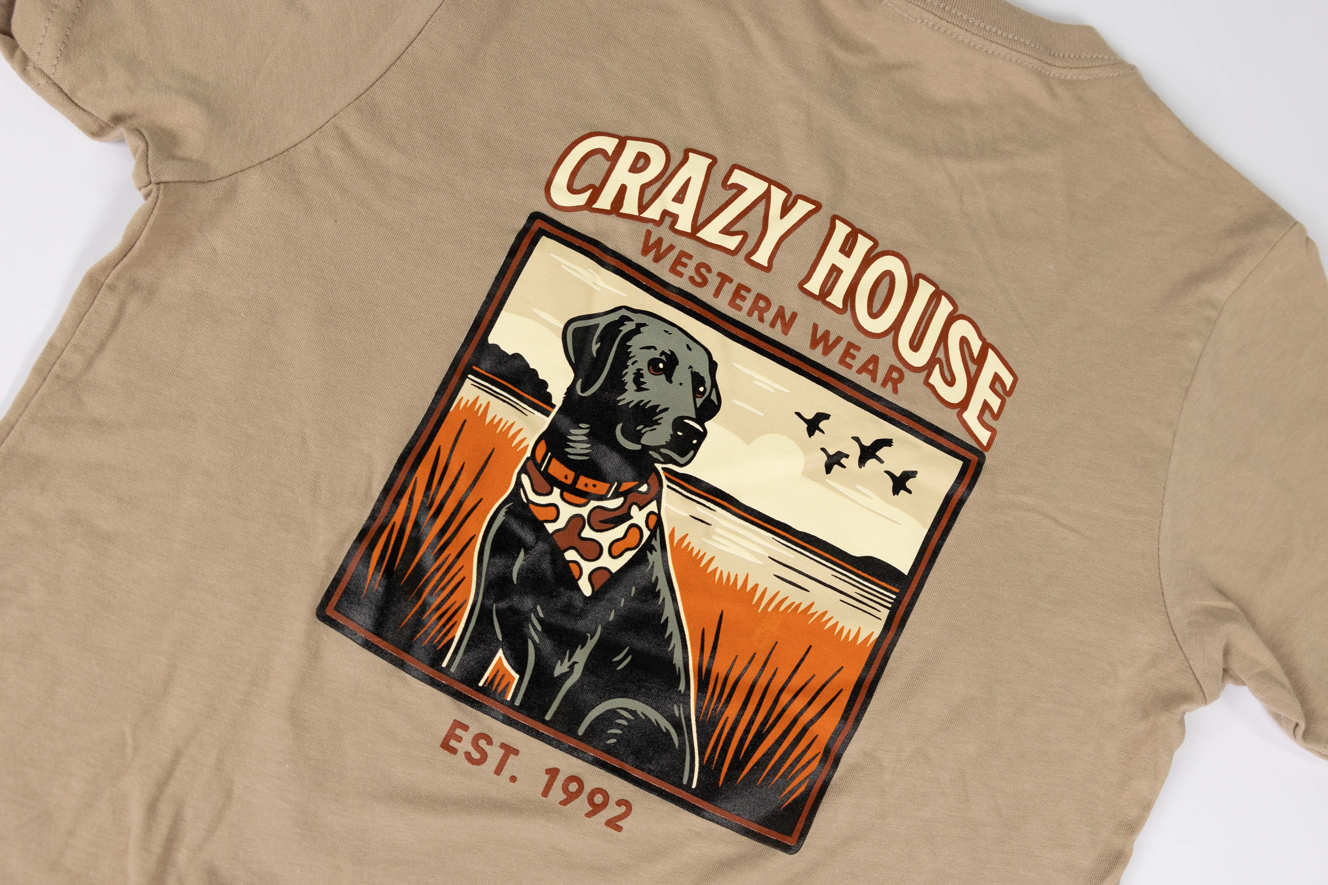 Youth Crazy House Tan T-shirt - Image 3